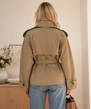 Gürtel Taillierte Trenchjacke